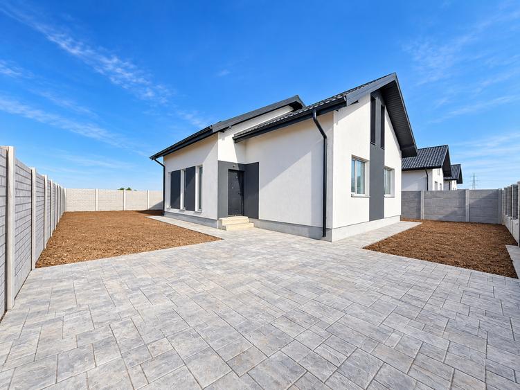 Casă de vânzare individuală nouă | 4 camere | Berceni | 406 | Asfalt | La cheie