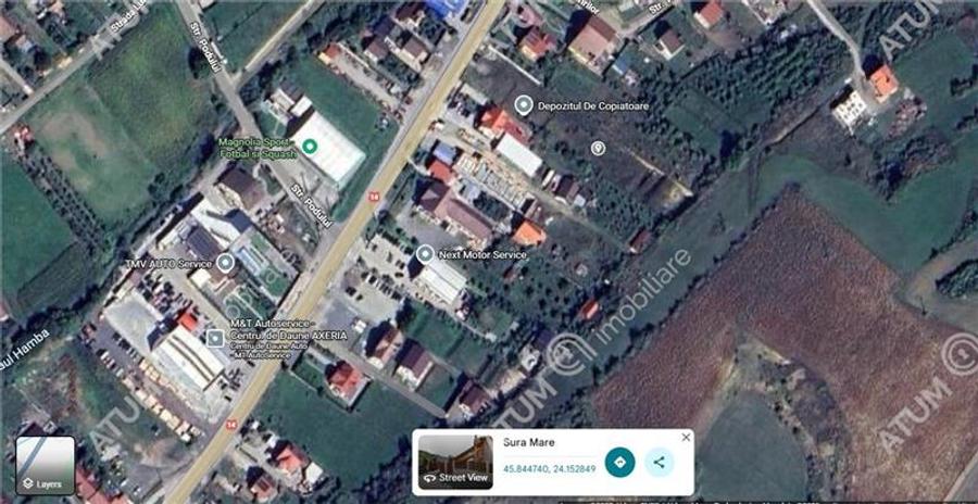 Teren intravilan de 3220 mp cu PUZ aprobat si utilitati in Sura Mare