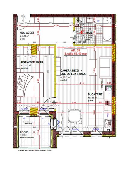 Apartament 2 camere Floresti, str. Tineretului - 8