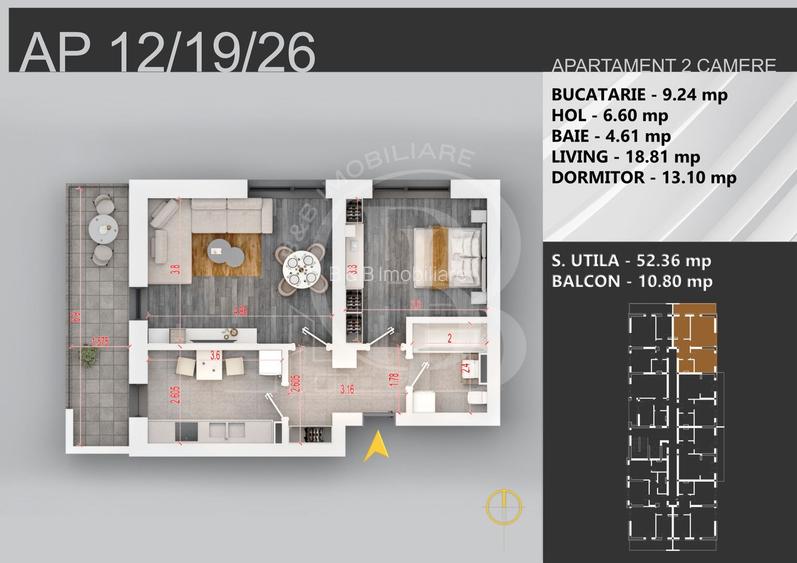 2 camere decomandat bloc boutique 7min STB Bratarii - 2
