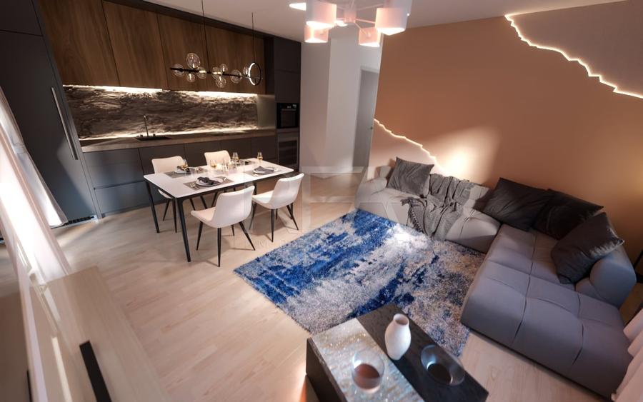 3 camere 2 băi 73 mp, bloc nZEB, Doamna Ghica