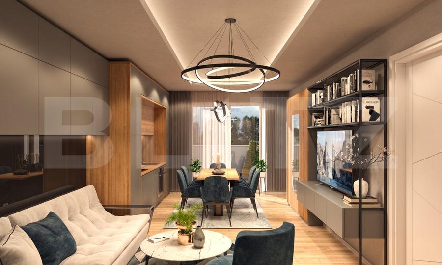 Apartament modern, semifinisat, cu 2 camere, 43,4mp, Apahida - 3