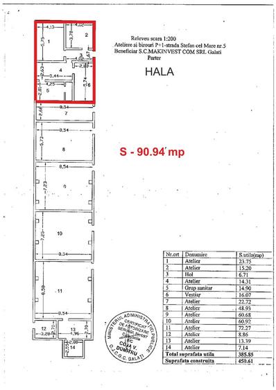 Inchiriem hale Stefan cel Mare 5. Comision Zero!!