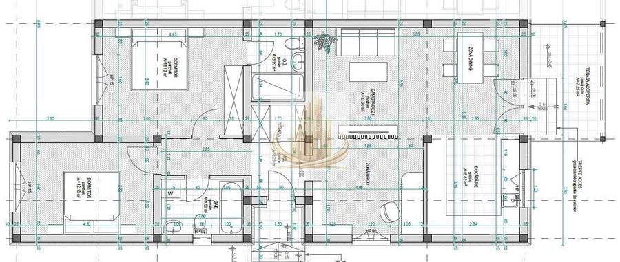 Duplex 86 MP|2 Dormitoare 2 Băi Încălzire în Pardoseala – Moșnița Nouă