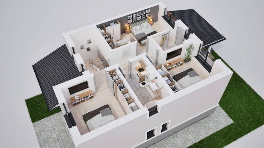 Duplex modern 5 camere – Șura Mică | Comision 0% - 2