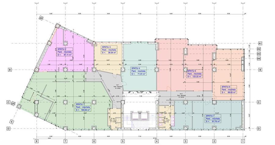 Spatiu birouri, OS sau 2 camere, 81mp, Tudor Center