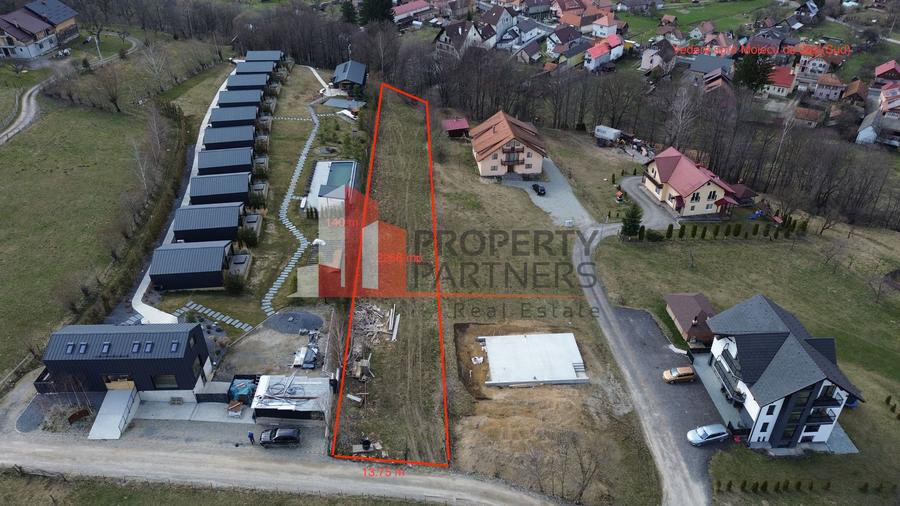 Teren intravilan 2.256 mp Bran – Podul Șimonului | Ideal cabane | Vedere Munte