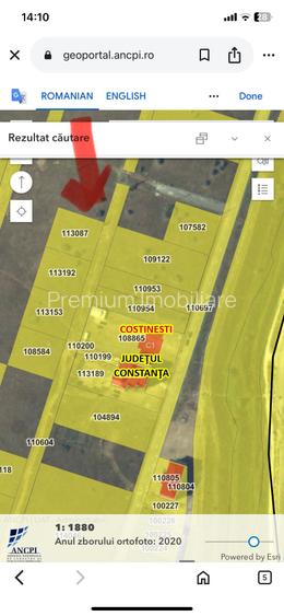 teren intravilan p+5, costinesti ,al doilea rand la mare - 15