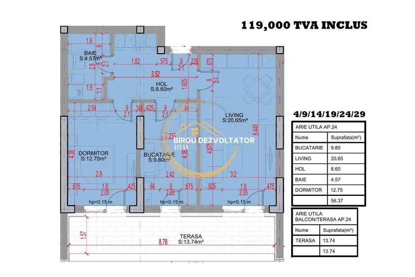 Ansamblu modern Zona verde STB PARC METROU TECLU PARCARE BONUS TITAN