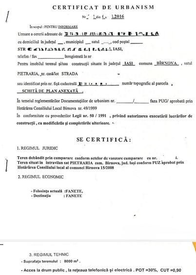 Teren intravilan 8000mp, Comuna Bârnova Iași - 2