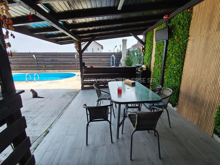 FARA COMISIOANE casa eleganta cu 3 camere 2 bai piscina P+M placa la cheie - 7