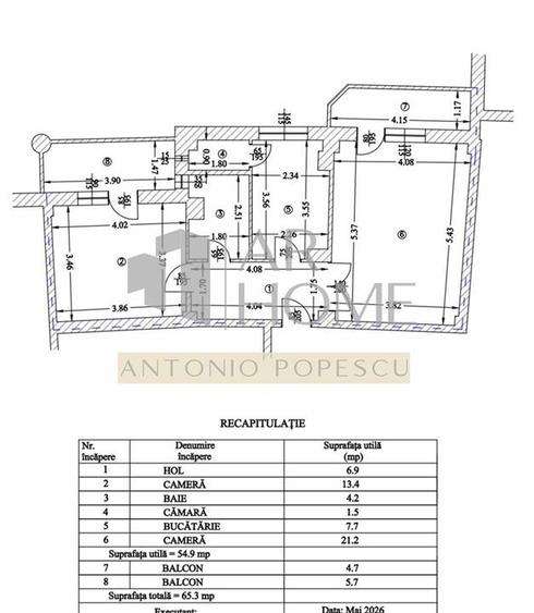 Apartament 2 camere, 2 balcoane, in Ploiesti, zona Catedrala