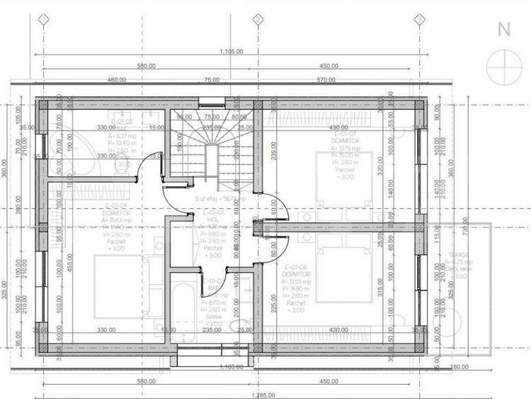 Casa individuala de lux in Salicea, 120 mp utili si 525 mp teren!