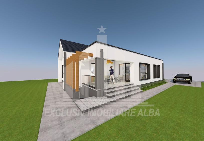 Casa individuala | 120 mp | 370 mp teren | Alba-Micesti