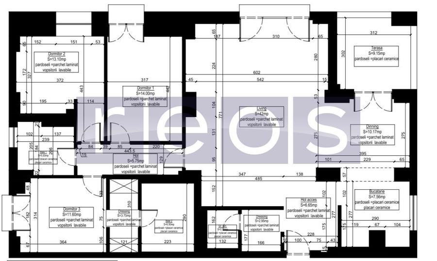 VANZARE 4 CAMERE | HERASTRAU | LOC DE PARCARE SUBTERAN | 144MP