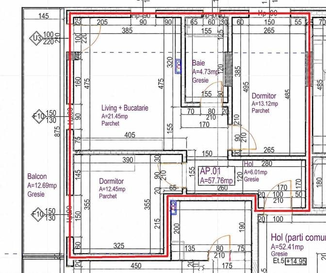 Apartament 3 camere | Calea Baciului