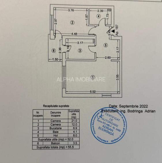Apartament 2 camere Grozavesti | Regie Residence | 56mp - 9