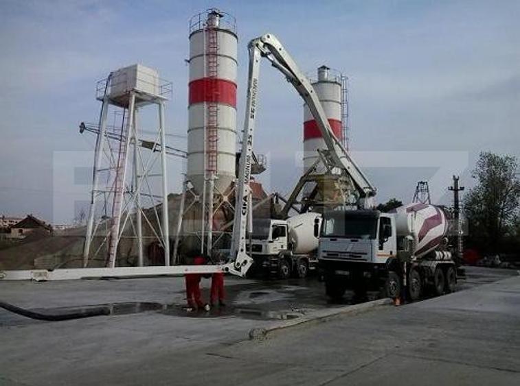 Stație de betoane completa, gata de lucru, oportunitate rară în Bihor