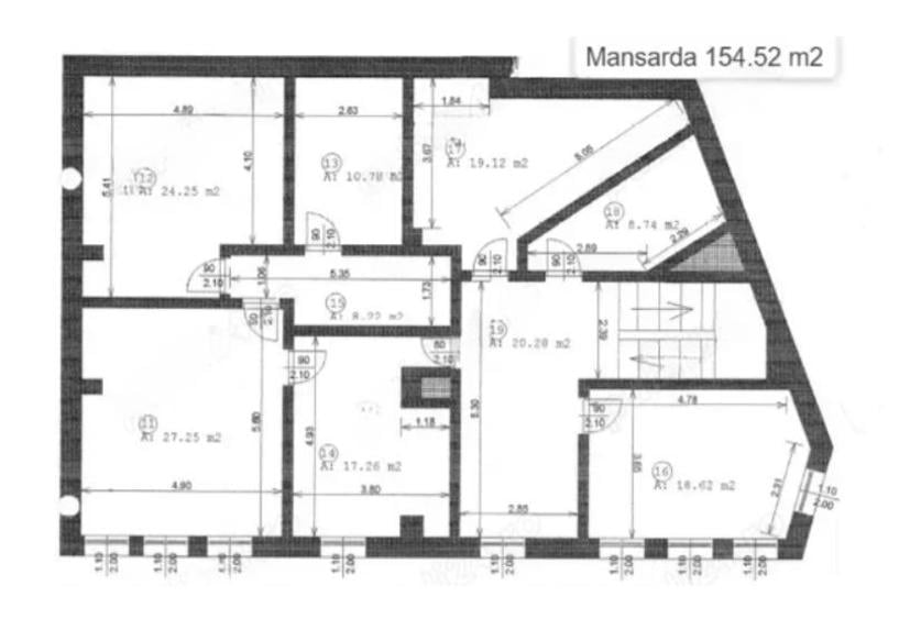 Zona Muzeul Militar sp S+P+E1+M 565 mp