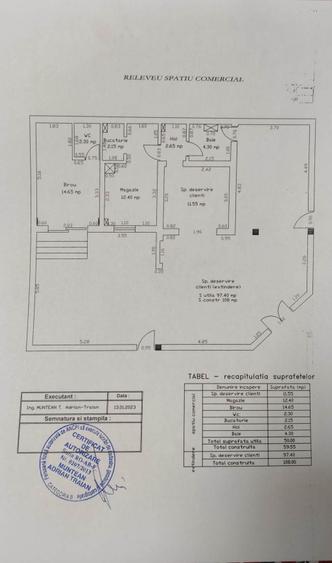 Spatiu comercial , 145 mp zona Cetate -Mercur