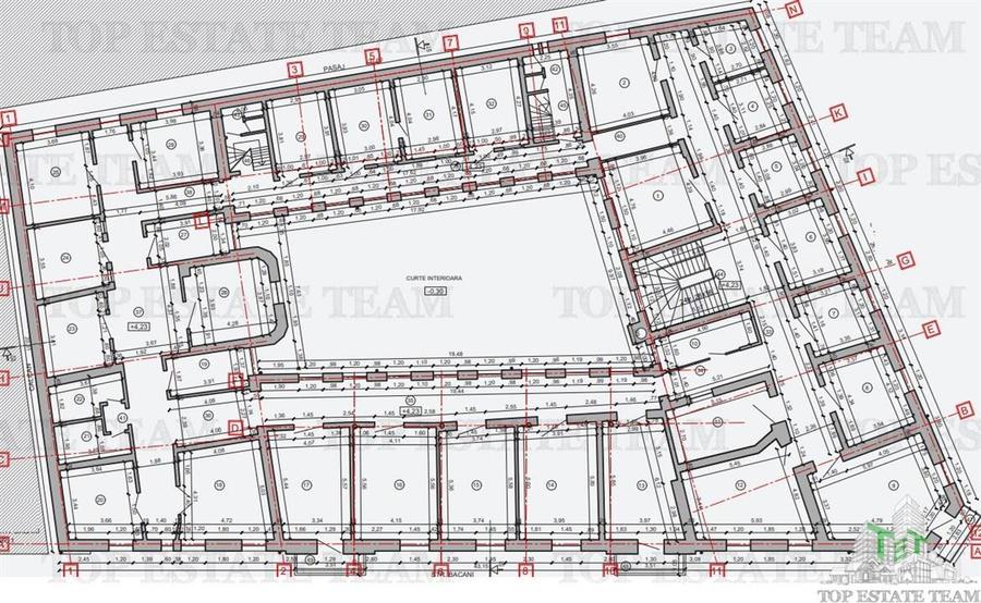 Cladire de vanzare in Centrul Vechi, cu proiect pentru hotel - 61 Camere