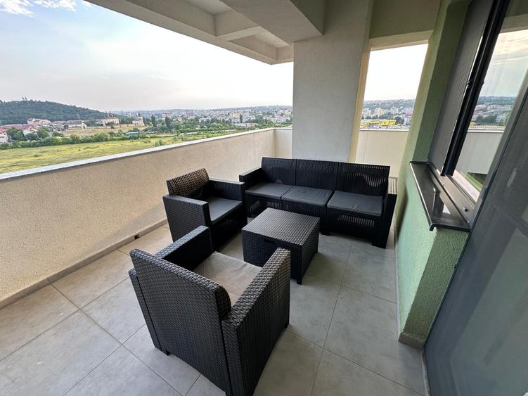 Unirea Towers, Podu Ros, apartament nou, 2 camere, terasa, parcare proprie
