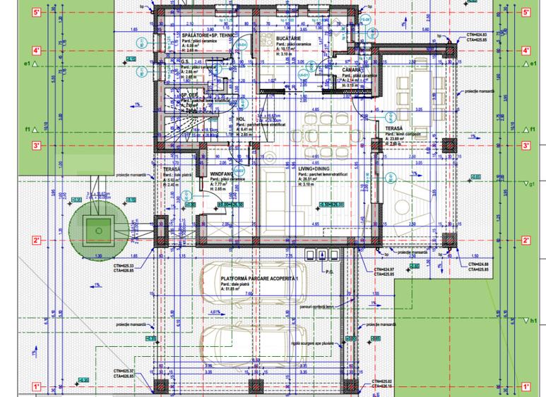 Duplex spatios 150 mp, teren 800 mp, carport pentru 2 masini