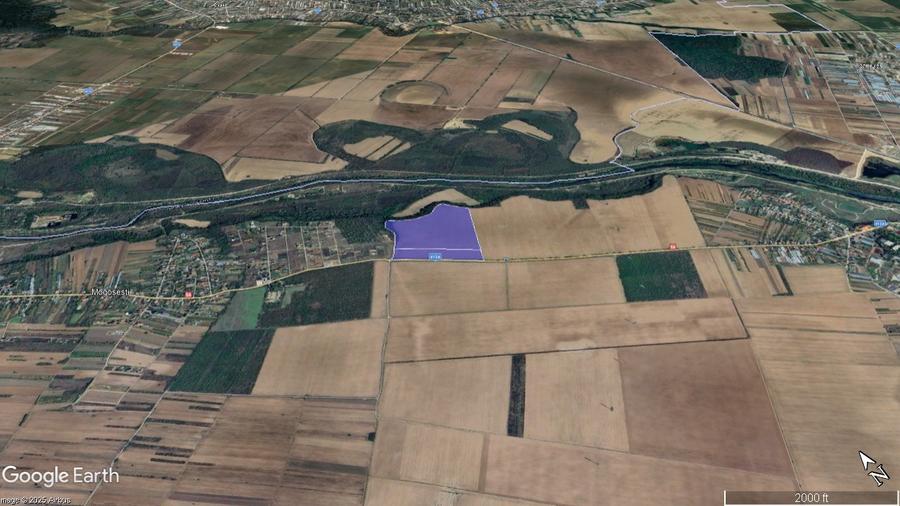Teren Intravilan 21.4 ha – Acces Direct DN5A – In Sudul Bucurestiului