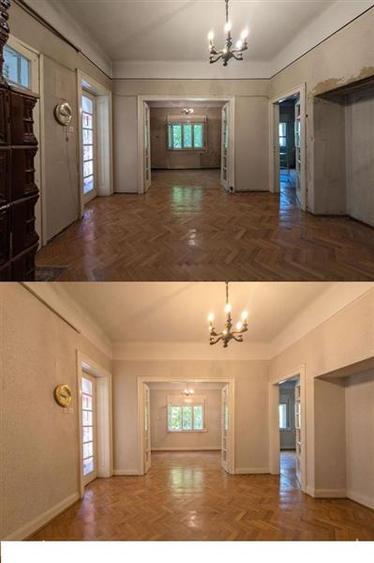 Calea Dorobanti, apartament 3 camere parter/P+2 etaje