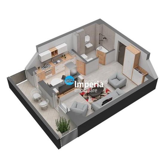 Apartament 1 cam de vanzare,45 mp,Dacia - 6