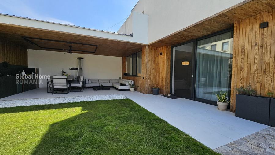 Vilă modernă cu piscină | 4 camere | 190 MP | Corbeanca | Vedere Lac