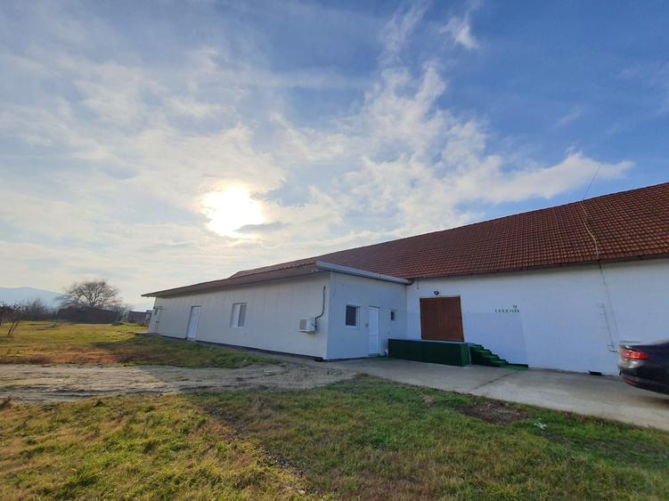 Hală de închiriat 600 mp | Teren 2.000 mp | Acces TIR | Pianu de Jos