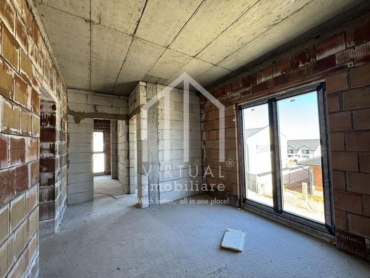 Casa individuala cu 4 camere, 130mp utili+terasa (19mp), teren 360mp