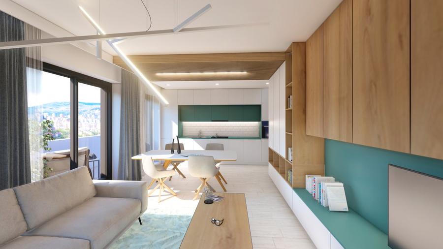 Vand apartament de lux, cu 3 camere in Wings- cu CF! Boxa depozitare inclusă!