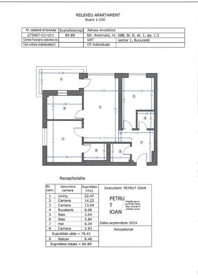 Apartament nou  mobilat, liber, TVA zero -City Point - 20