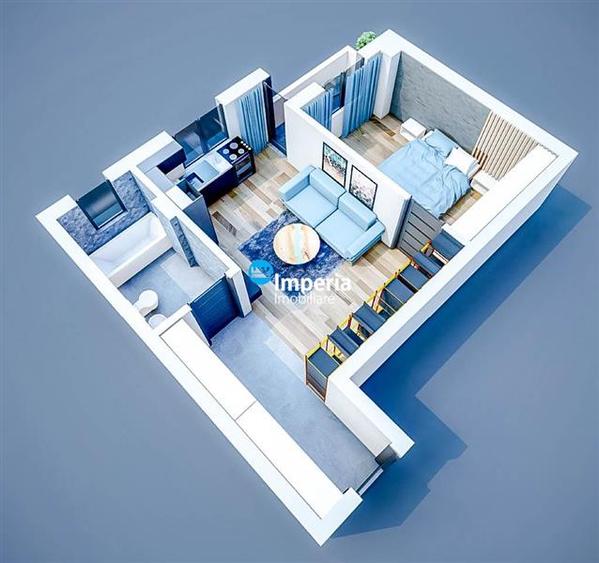 Apartament nou 2 cam 48Mp, Bloc Nou - Bucium