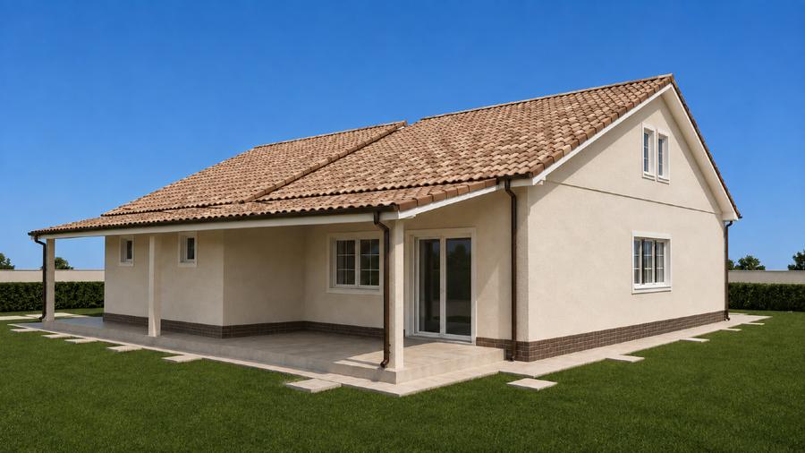 Duplex de vanzare Mosnita Noua | Despartit prin baie si dressing | 80,25 mp util