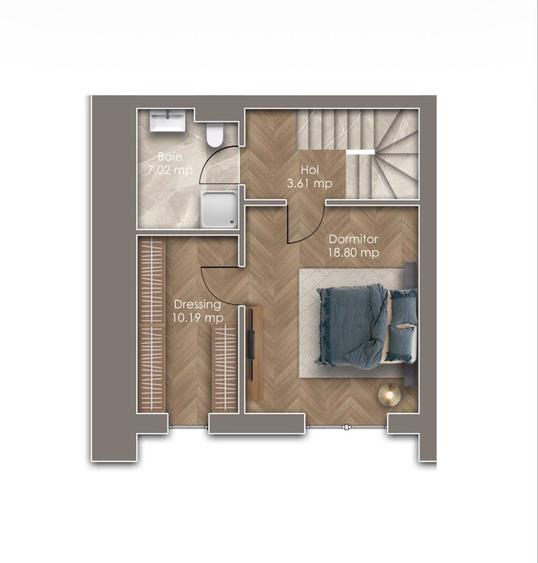 Vilă Duplex Premium în Otopeni/Metrou la 900 m/Spatioasa