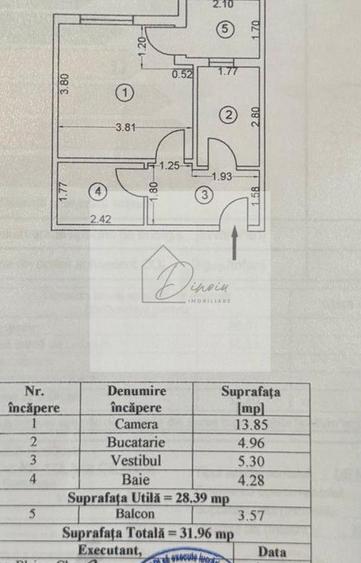 Garsoniera decomandata Metrou Dimitrie Leonida I Bloc 2014 I COM 0%