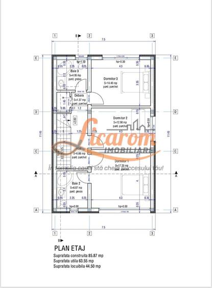 Vila LUX Parter+Etaj(stil mediteranean) in Stupini zona Plugarilor