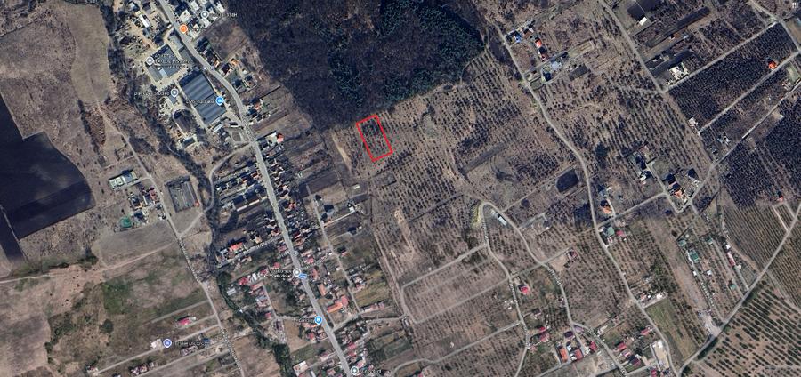 Teren 3300 mp panoramic – Dealul Morii – lângă pădure, priveliște asupra orașulu