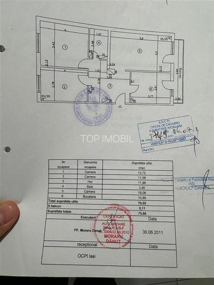 Apartament 3 camere, 76 mp, DECOMANDAT ETAJ 1, Lunca Cetatuii - 13