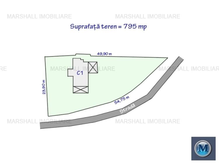 Casa cu 2 camere de vanzare in Lipanesti, 50 mp #16574