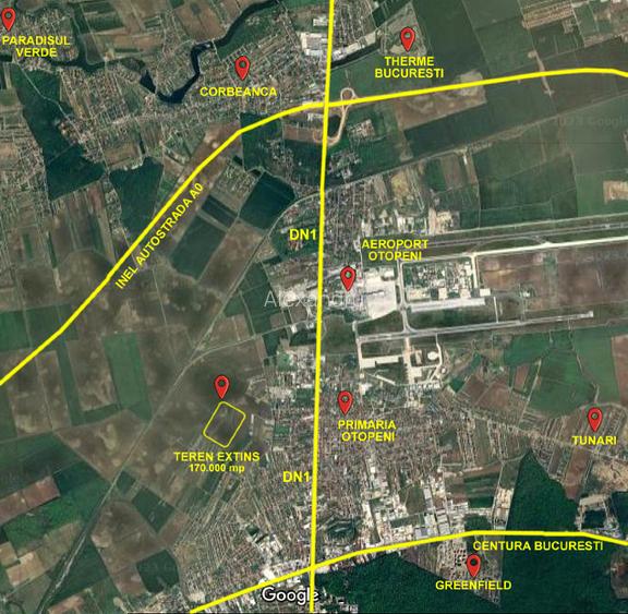 Oportunitate de Investitie in Otopeni - teren  23.000 mp - 4