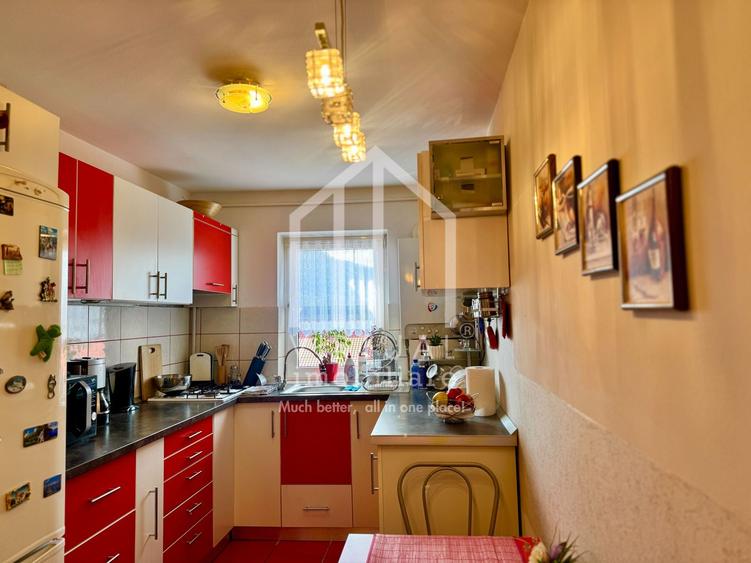 Apartament cu 3 camere, decomandat, 55mp utili+2 balcoane, Cisnadie