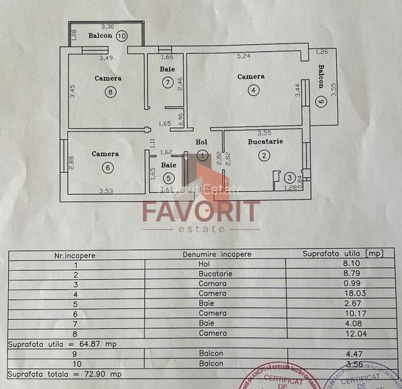 Apartament 3 camere decomandat | 2 Bai | Aradului - 13