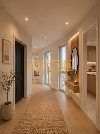 Apartament cu CF 3 camere recompartimentate in 4 camere langa viitorul Parc Est