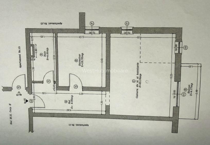 COMISION 0% Apartament 2 camere, 45 mp utili, mobilat/utilat, etajul 2-Girocului - 6