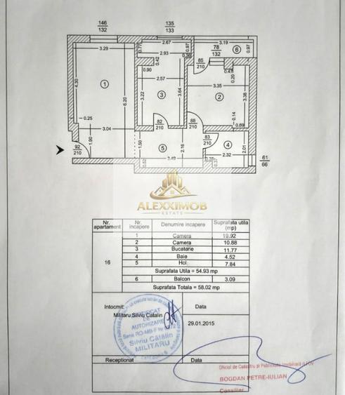 Apartament de Vanzare  - 2 camere - 59 mp utili - POPESTI LEORDENI
