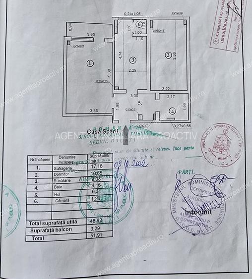 Apartament cu 2 camere, decomandat, Micro 18, Etaj 3, lângă Dunărea Mall - 10
